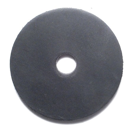 MIDWEST FASTENER Flat Washer, Fits Bolt Size 3/8" , Rubber 5 PK 34223